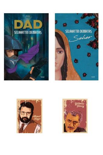 Dipnot Yayınları Selahattin Demirtaş Kitapları - Dad - Seher Kitabı - Yılmaz Güney Ahmet Kaya Not Defteri Seti - Dipnot Yayınları