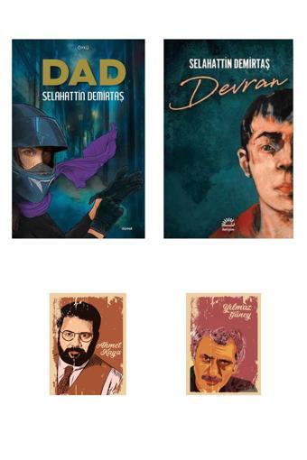 Dipnot Yayınları Selahattin Demirtaş Kitapları - Dad - Devran Kitabı - Yılmaz Güney Ahmet Kaya Not Defteri Seti - Dipnot Yayınları