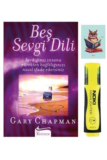 Koridor Yayıncılık Beş Sevgi Dili - Gary Chapman - Sarı Fosforlu Kalem - Not Defterli Seti - Koridor Yayıncılık