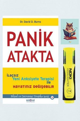 Psikonet Panik Atakta - David D. Burns - 9786058547100 - Sarı Fosforlu Kalem - Not Defterli Seti - Psikonet