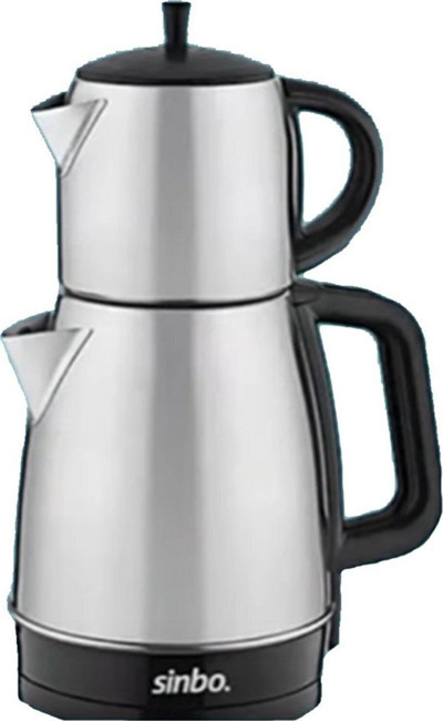 Sinbo STM-5827 Çay Seti 1.7 L Su Isıtıcısı ve 0.7 L Çelik Demlik Inox Renk