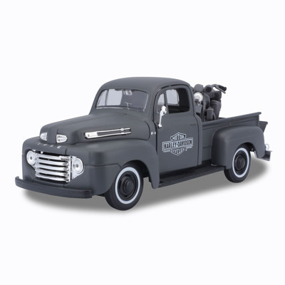 Maisto 1:24 1948 Ford F-1 Pickup Model Araba 32185 - Gri