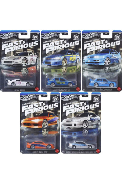 Hot Wheels Fast & Furious Graphic Remix HNR88