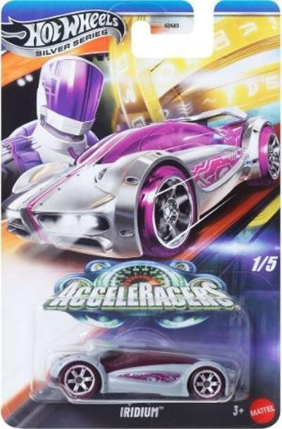 Hot Wheels Silver Series AcceleRacers Iridium JCB92