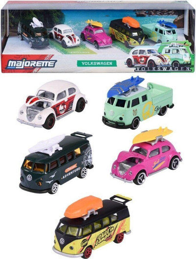 Majorette Oyuncak Volkswagen 5'li Araba Seti Giftpack