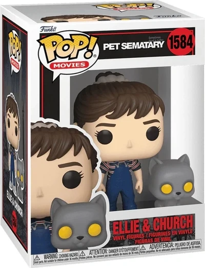 Funko Pop Movies Ellie & Church 1584 – Pet Sematary Korku Filmi Koleksiyon Figürü