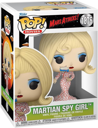 Funko Nita Toys Pop Movies: Mars Attacks - Martian Spy Girl Figür