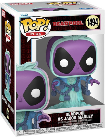 Funko Pop Plus Marvel: Deadpool Lit Classics – Deadpool Jacob Marley, Oyuncak Figür