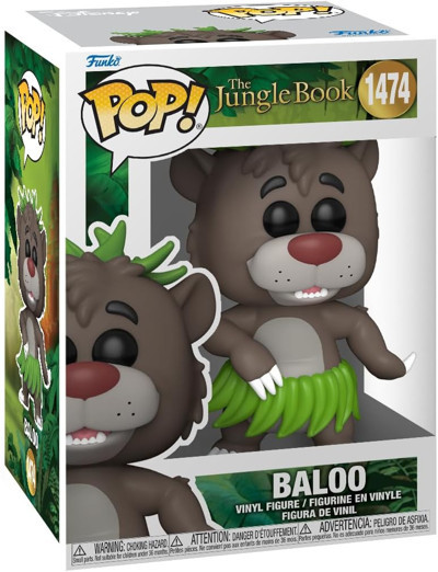 Funko Pop! Disney: Tjb - Baloo Bear​ - Jungle Book - Vinil Koleksiyon Figürü - Hediye Fikri - Resmi