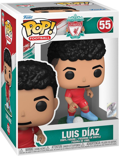 Funko Pop! Soccer: Liverpool Fc - Luis Diaz - Vinil Koleksiyon Figürü - Hediye Fikri - Resmi Ticari