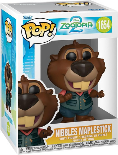Funko Pop! Disney: Zootopia 2 - Nibbles Maplestick - Koleksiyonluk Vinil Figür - Hediye Fikri - Resm