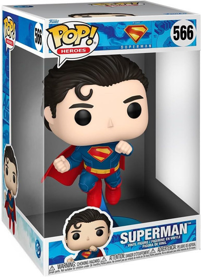 Funko Pop! Jumbo: Superman 2025 - Süpermen - Koleksiyon Vinil Figür - Hediye Fikri - Resmi Ürün - Ço