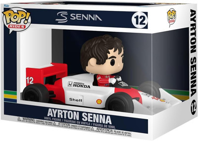 Funko Pop! Rides Super Deluxe: Ayrton Senna - Senna Mclaren - Koleksiyon Vinil Figür - Hediye Fikri