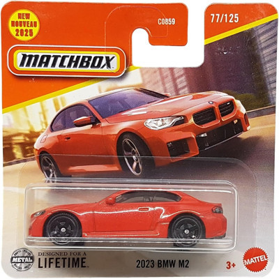 Hot Wheels Matchbox - 2023 Bmw M2 - Mbx City 77/125 - Jbr10 - Short Card - Kırmızı Metalik - Superfast Lesney -