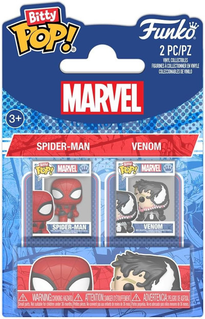 Funko Bitty Pop: Spider-Man & Venom 2'Li Paket