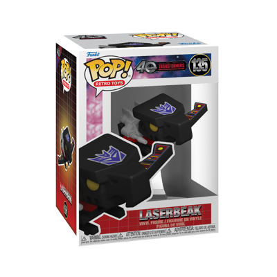 Funko Pop Transformers 40th Anniversary Laserbeak #135 – Retro Toys Koleksiyon Figürü