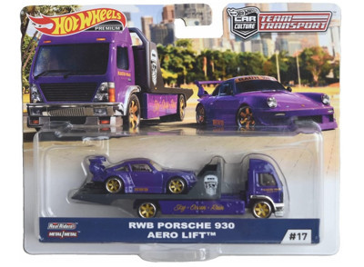 Hot Wheels Premium Team Transport #17 RWB Porsche 930 Aero Lift