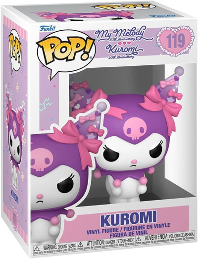 Funko Pop! Sanrio: Kuromi 20. Yıl Dönümü Ve Melodim 50. Yıl Dönümü - Kuromi - Hello Kitty - Koleksiy