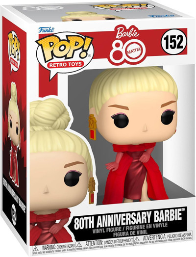 Funko Pop Retro Toys : 80Th Anniversary Barbie, Oyuncak Figür