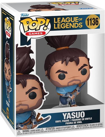 Funko Pop! Games: Lol - Yasuo - League Of Legends - Koleksiyon Vinil Figür - Hediye Fikri - Resmi Ür