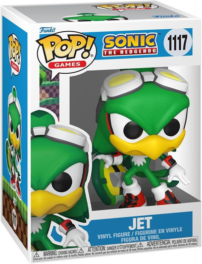 Funko Pop! Games: Sonic - Jet The Hawk With Board - Sonic The Hedgehog - Koleksiyon Vinil Figür - He