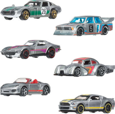 Hot Wheels JLB26 Zamac Temalı 6lı Araç Paketi 1:64