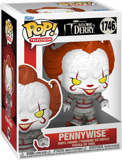 Funko Pop! Tv: Welcome To Derry - Pennywise - Vinil Koleksiyon Figürü - Hediye Fikri - Resmi Ticari