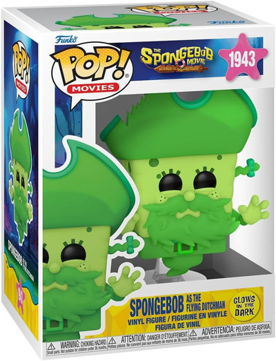 Funko Pop! Filmler: Sünger Bob Filmi - Uçan Hollandalı Olarak Sünger Bob - Koleksiyon Vinil Figür -