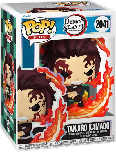 Funko Pop! Plus: Demon Slayer - Tanjiro Kamado - (Dancing Flash) - Koleksiyon Vinil Figür - Hediye F