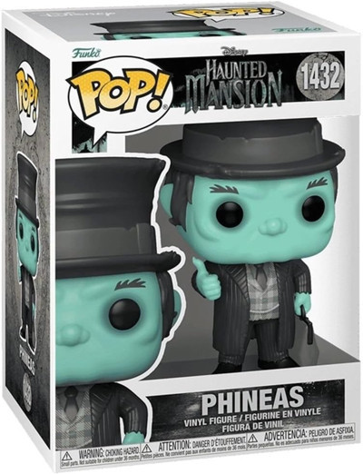 Funko Pop! Disney The Haunted Mansion Phineas Vinil Figür, 9,5 Cm, Koleksiyon