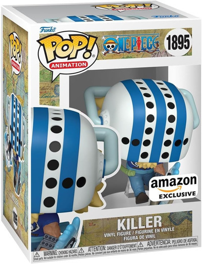 Funko Pop Animasyon: One Piece - Killer - Amazon'A Özel - Koleksiyonluk Vinil Figür - Hediye Fikri -