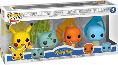 Funko Pop 4Pk Excl Pokemon Starters 4P