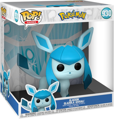 Funko Pop Jumbo Figür: Pokemon- Glaceon 10 Special Edition