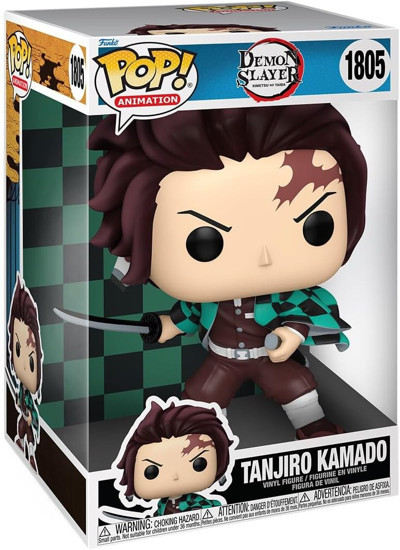 Funko Pop Jumbo: Demon Slayer - Tanjiro Kamado - Koleksiyon Vinil Figür - Hediye Fikri - Resmi Ürün