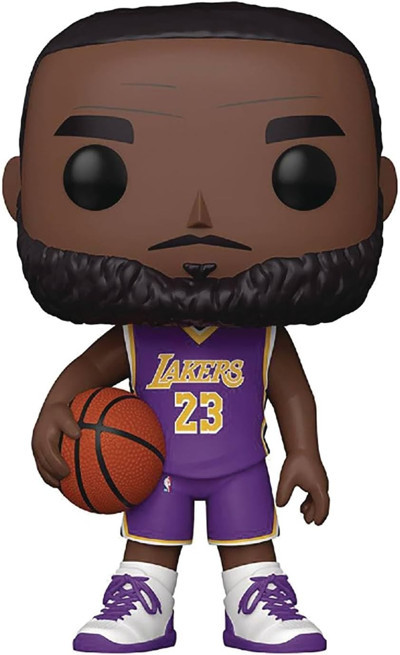 Funko 52359 Pop Deluxe Figür - Nba: Lakers - 10" Lebron James (Purple Jersey), Karışık