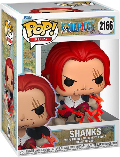Funko Pop! Plus: One Piece - Shanks - Koleksiyonluk Vinil Figür - Hediye Fikri - Resmi Ürün - Çocukl