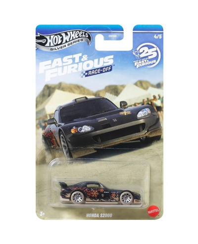 Hot Wheels Fast & Furious 25 YIL RACE-OFF HONDA S2000 JKX18 - HNR88