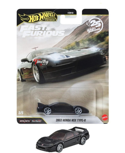 HOT WHEELS Premium Series 25.Yıl Özel Fast & Furious 2003 HONDA NSX TYPE-R HNW46 - JHW75