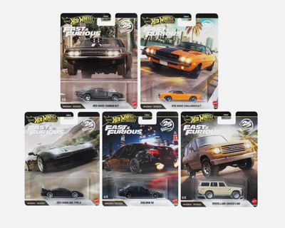 Hot Wheels Fast & Furious 2026 5li Premium 25.yıl Set 1/64