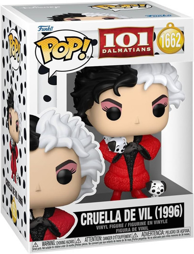 Funko Pop! Disney: 101 Dalmaçyalı - Cruella De Vil (1996) - Koleksiyon Vinil Figür - Hediye Fikri -