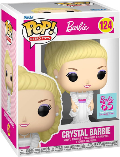 Funko Pop! Retro Oyuncaklar: Barbie - Crystal Barbie - Parıltılı - Vinil Koleksiyon Figürü - Hediye