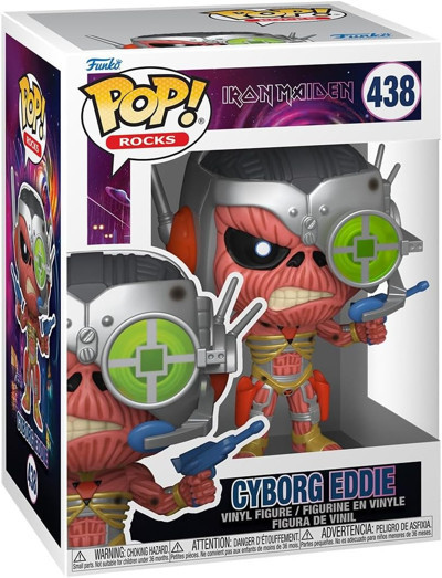 Funko Pop! Rocks: Iron Maiden - Cyborg - Vinil Koleksiyon Figürü - Hediye Fikri - Resmi Ticari Ürünl
