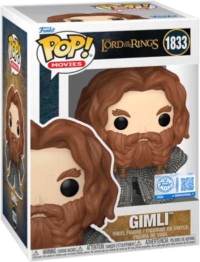 Funko Orijinal Pop Gimli Funko 1833 (Plastik Korumalı)
