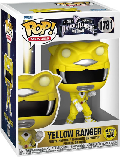 Funko Pop! Filmler: Mighty Morphin Power Rangers Filmi - Sarı Ranger (Glow-In-The-Dark)