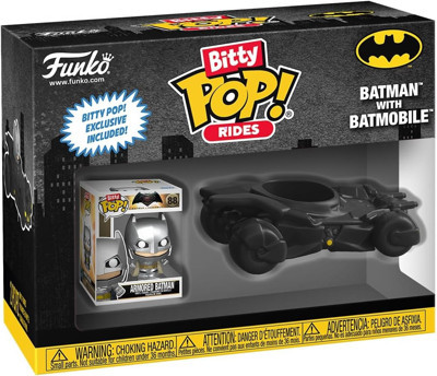 Funko - Figür Dc Comics - Ride Batman Batmobile Bitty Pop 6 Cm - 0889698836210