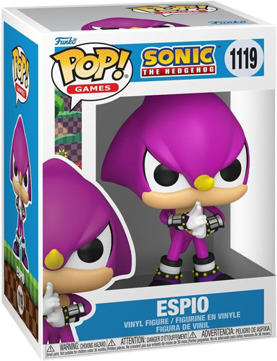 Funko Pop Oyunları: Sonic The Hedgehog - Espio - Espio The Chameleon - Koleksiyon Vinil Figür - Hedi