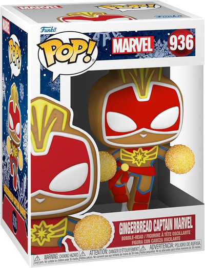Funko Pop Figür: Marvel Holiday Captain Marvel