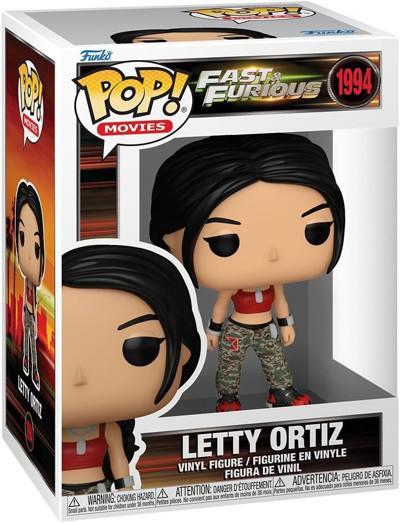 Funko Pop! Movies: Fast & Furious - Letty Ortiz - Koleksiyonluk Vinil Figür - Hediye Fikri - Resmi Ü