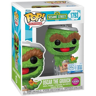 Funko Susam Sokağı Oscar The Grouch Fl Rs Pop Vinil Figür, 10 Cm Uzunluk