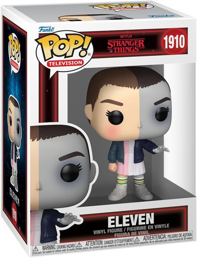Funko Pop! Tv: Stranger Things - Eleven - Split - Koleksiyonluk Vinil Figür - Hediye Fikri - Resmi Ü